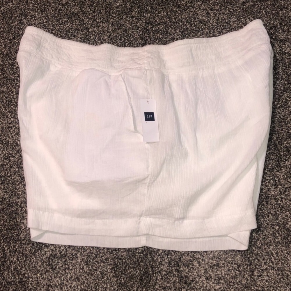 BOHO White Gap Shorts